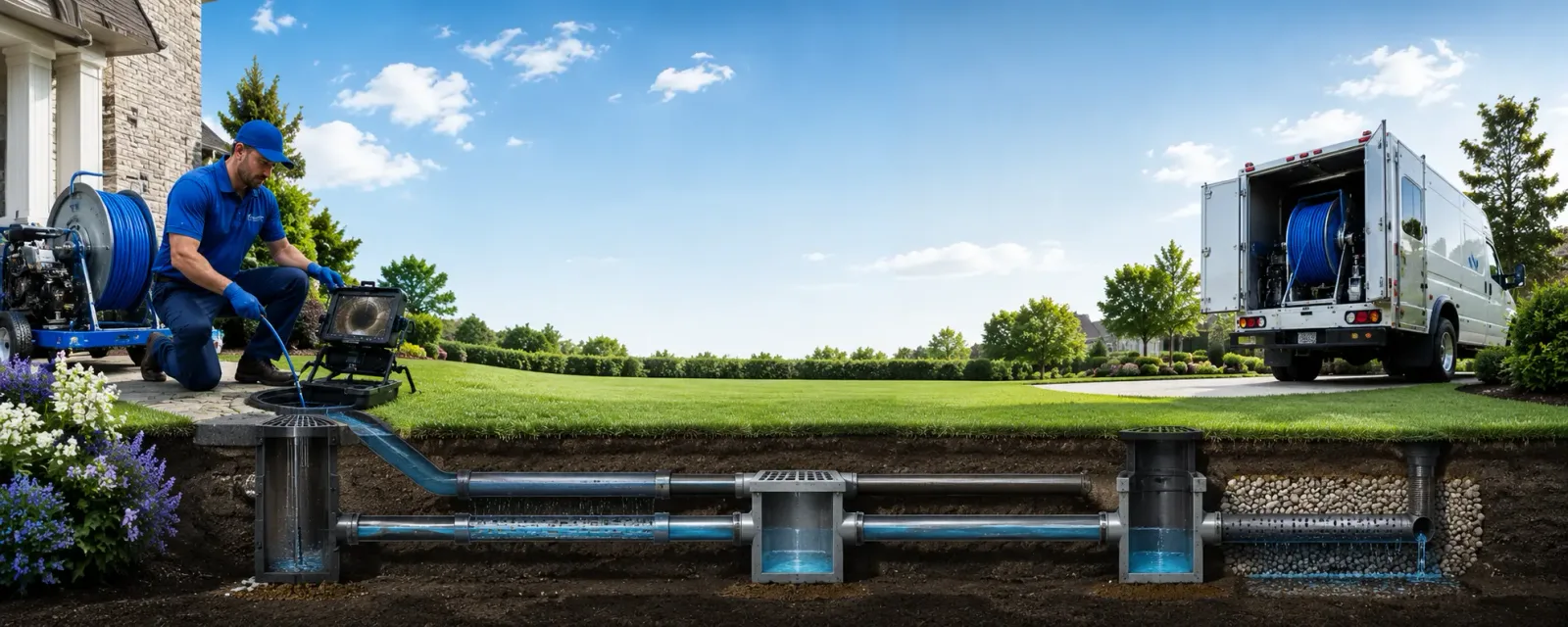 Outdoor drain cleaning information for Lothian, MD